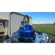 Olpro 2 Litre Stainless Steel Whistling Kettle Blue - Olpro - Van Life Living