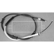 Borg & Beck Handbrake Cable Left Rear BKB3149