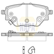 NAPA Rear Brake Pad Set NBP1947