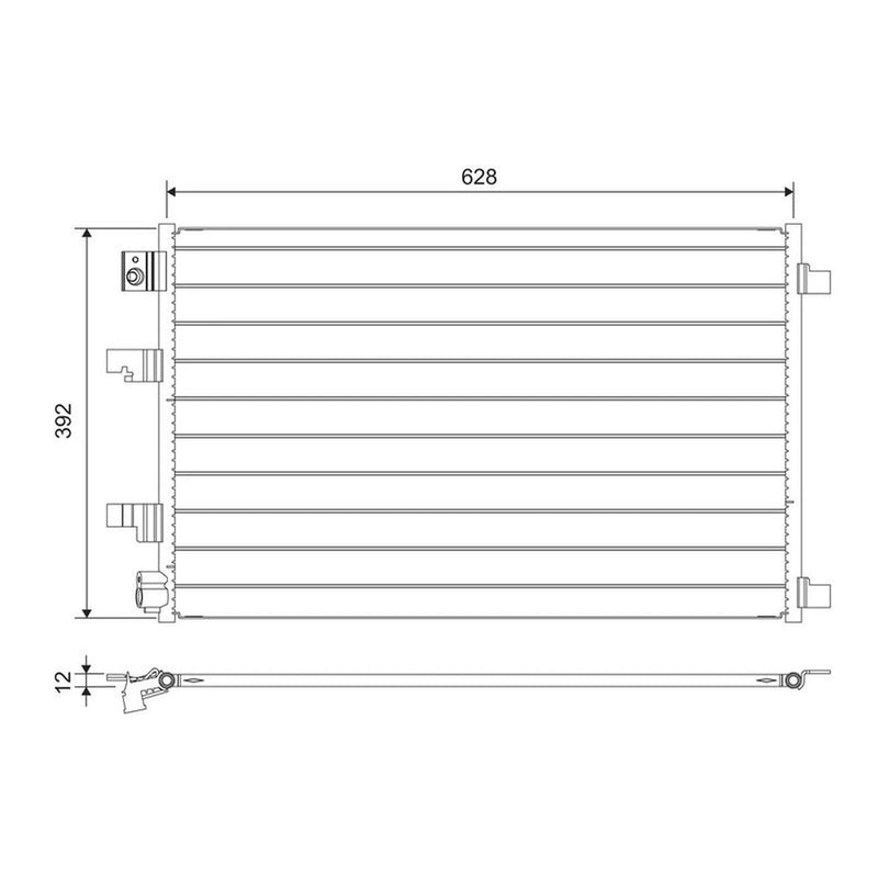 Valeo Air Conditioning Condenser 822744