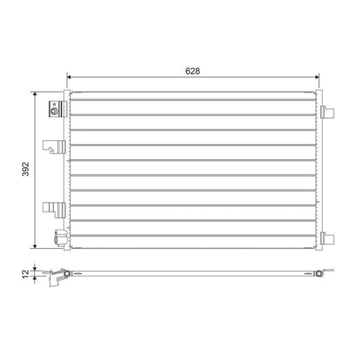 Valeo Air Conditioning Condenser 822744