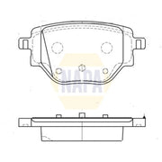 NAPA Rear Brake Pad Set NBP1926