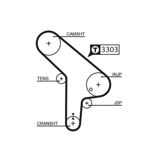Gates Timing Belt Cambelt 138 Teeth 5078