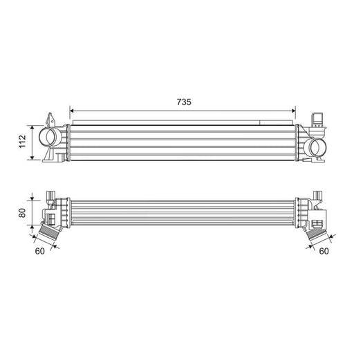 Valeo Intercooler (Charge Air Cooler) 822945