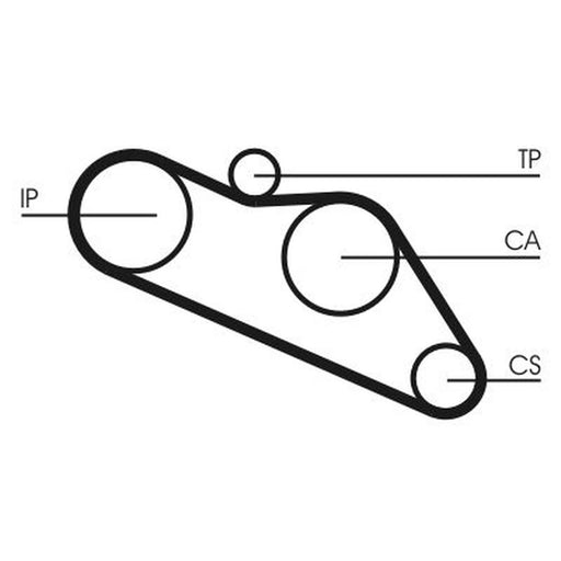 Continental CTAM Timing Belt Cambelt 87 Teeth CT612