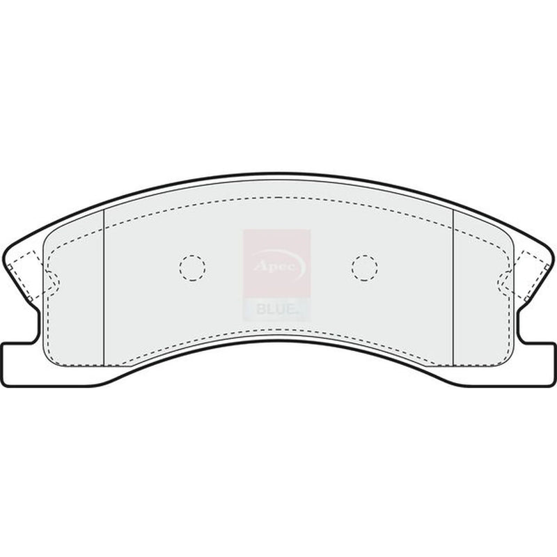 Apec Front Brake Pad Set PD3584