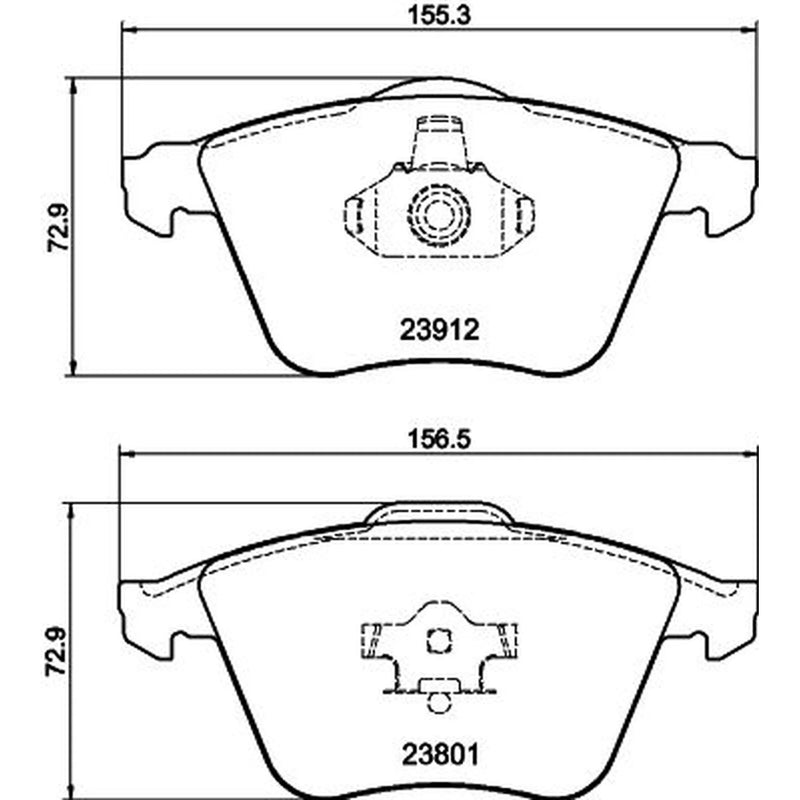 Mintex Front Brake Pad Set MDB2749
