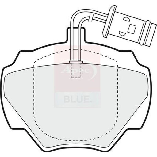 Apec Rear Brake Pad Set PD3410