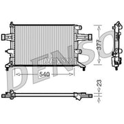 Denso Engine Radiator fits Opel Astra G 1998-2005 1.2 1.6