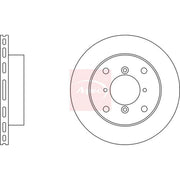 Apec 2 x Vented Front Brake Discs DSK229-x2
