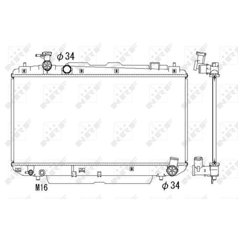 NRF Engine Radiator 53324