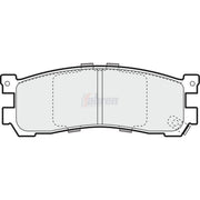 Fahren Rear Brake Pad Set fits Ford Asia & Oceania Freda Bus 1995-2002 2.5