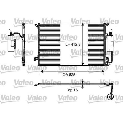 Valeo Air Conditioning Condenser 818175