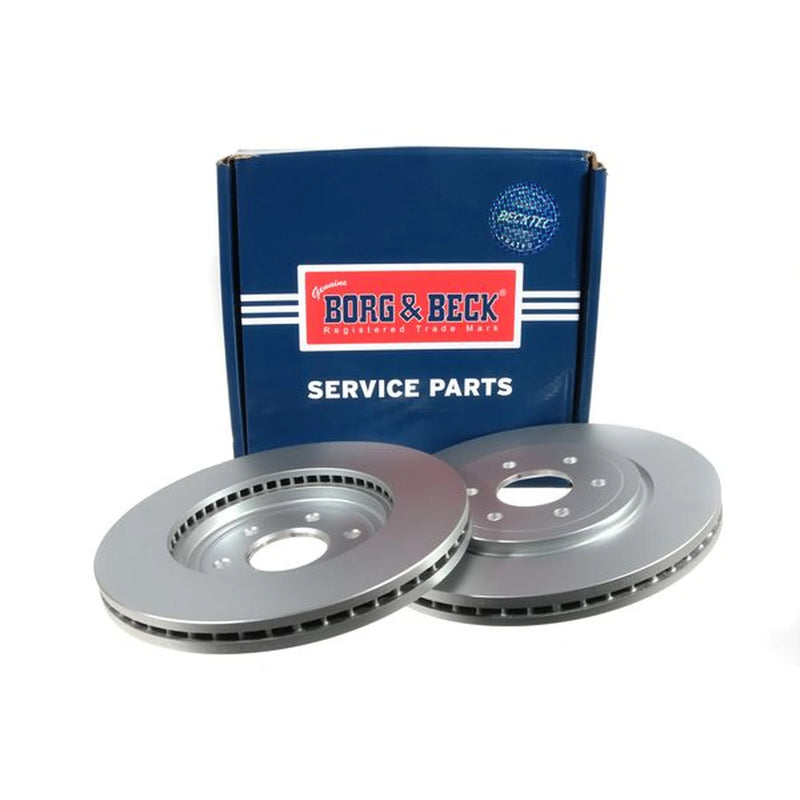 Borg & Beck 2 x Vented Front Brake Discs BBD5145-x2