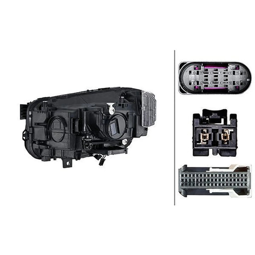Hella Headlight Headlamp LED Right 1LX 013 080-541
