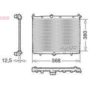 Denso Engine Radiator DRM21107