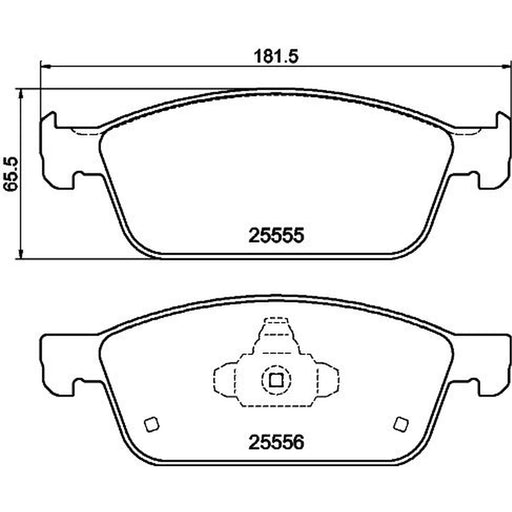 Mintex Front Brake Pad Set MDB3971