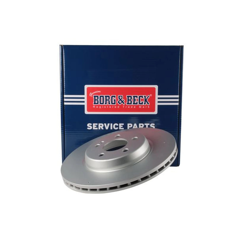 Borg & Beck 2 x Vented Rear Brake Discs BBD7034S-x2