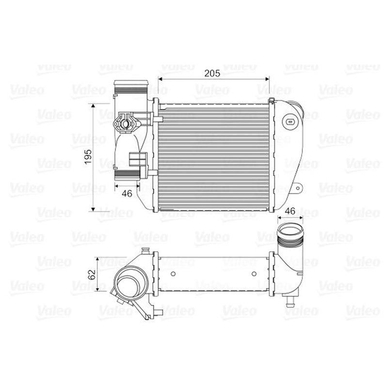 Valeo Intercooler (Charge Air Cooler) 818653