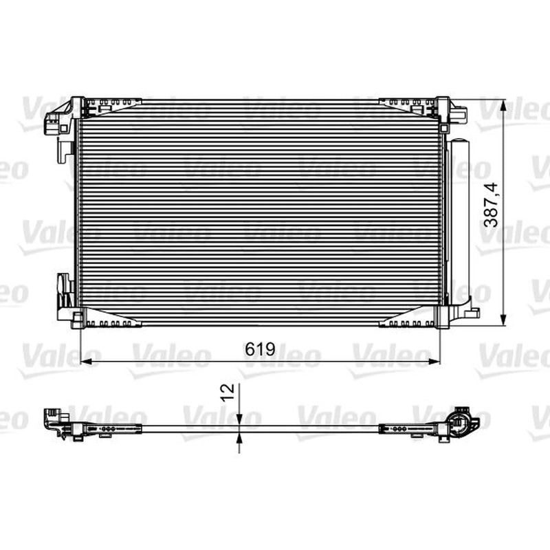 Valeo Air Conditioning Condenser 814027