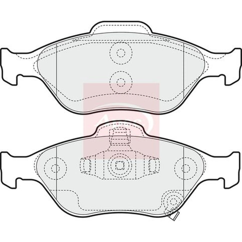 Apec Front Brake Pad Set PAD1543