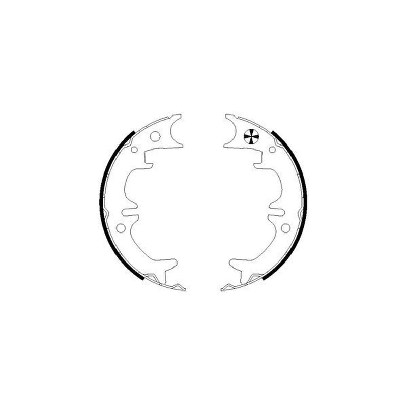 Mintex Parking Brake Shoe Set MFR591