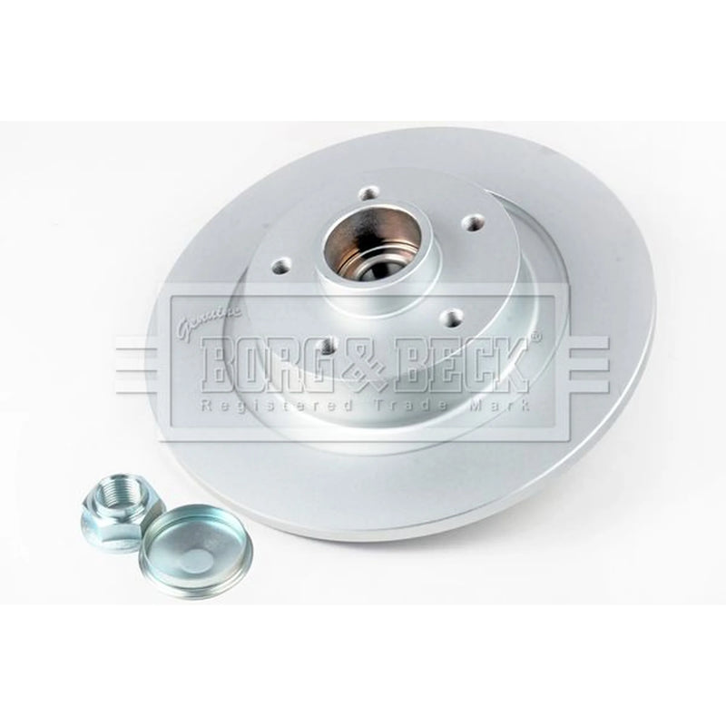 Borg & Beck 2 x Solid Rear Brake Discs BBD6231S-x2