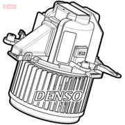 Denso Heater Blower Fan DEA07024