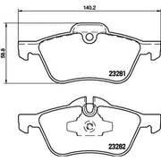 Mintex Front Brake Pad Set MDB2162