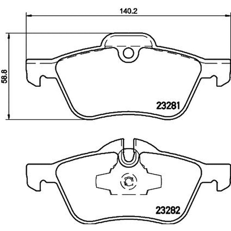 Mintex Front Brake Pad Set MDB2162