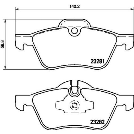 Mintex Front Brake Pad Set MDB2162