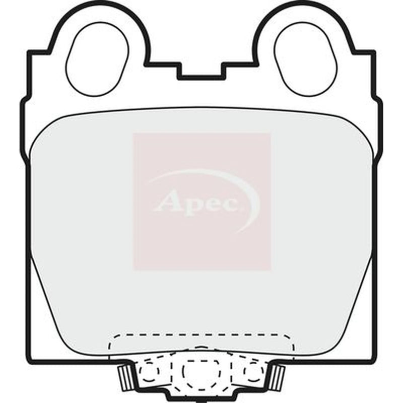 Apec Rear Brake Pad Set PAD1126