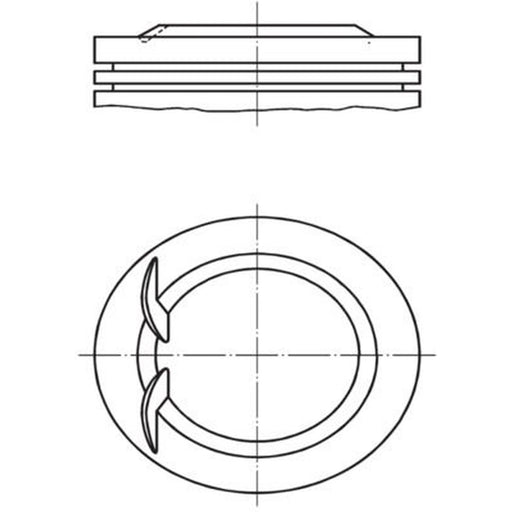 Mahle Piston Cylinder Bore = 81mm 038 25 00