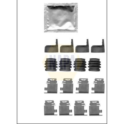 NAPA Brake Pad Accessory Fitting Kit Rear NFK1225