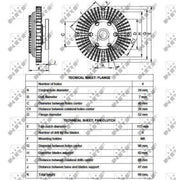 NRF Radiator Fan Clutch 49558