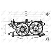 NRF Engine Cooling Fan 47231