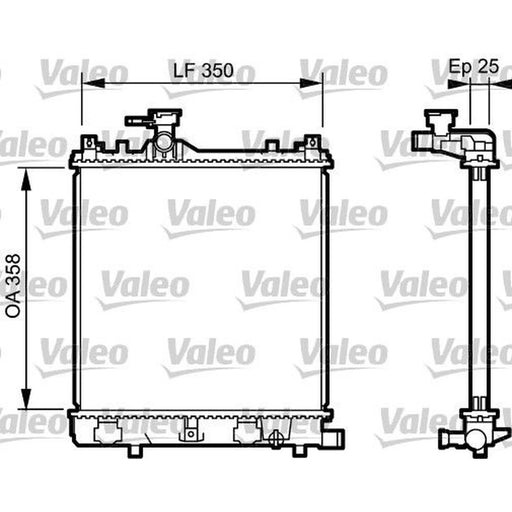 Valeo Engine Radiator 734917