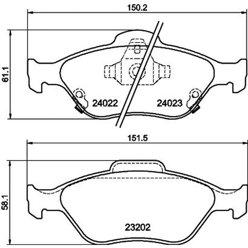 Mintex Front Brake Pad Set MDB2769