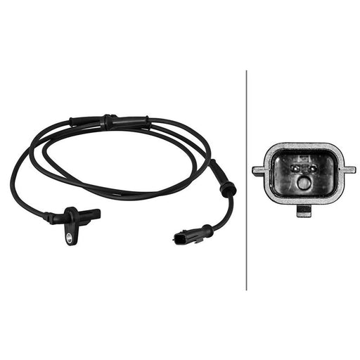 Hella ABS Wheel Speed Sensor Rear 6PU 358 217-281