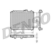 Denso Engine Radiator fits Suzuki Baleno 1995-2002 1.3 1.6 1.8