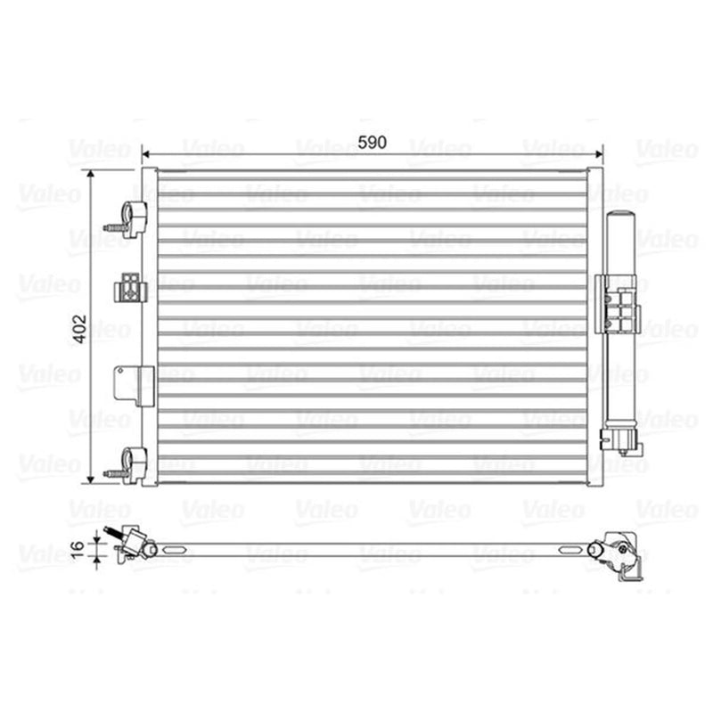 Valeo Air Conditioning Condenser 814161
