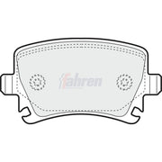 Fahren Front & Rear Brake Discs & Pads fits Audi A6 C6 2004-2011 2.7 3.0
