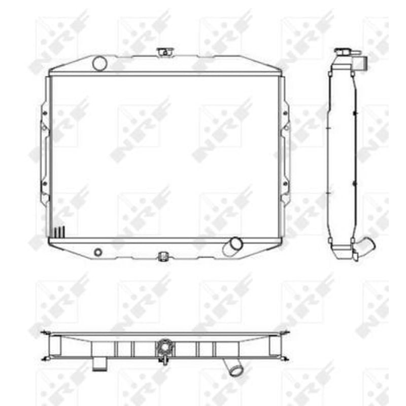 NRF Engine Radiator 504125