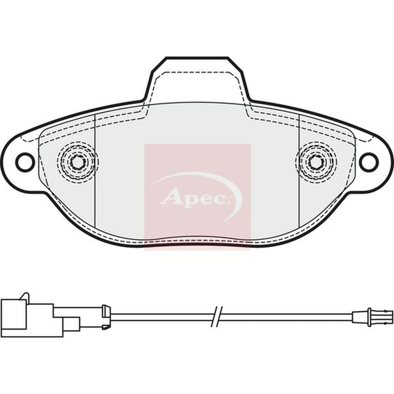 Apec Front Brake Pad Set PAD1897