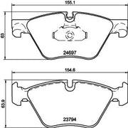 Mintex Front Brake Pad Set MDB3007