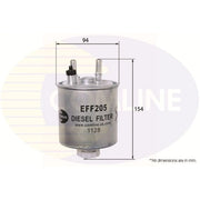 Comline Fuel Filter Element EFF205