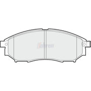 Fahren Front Brake Pad Set fits Infiniti Ex 2008 on