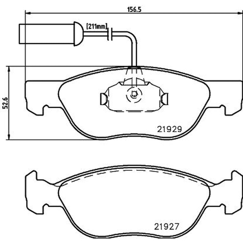 Mintex Front Brake Pad Set MDB1829