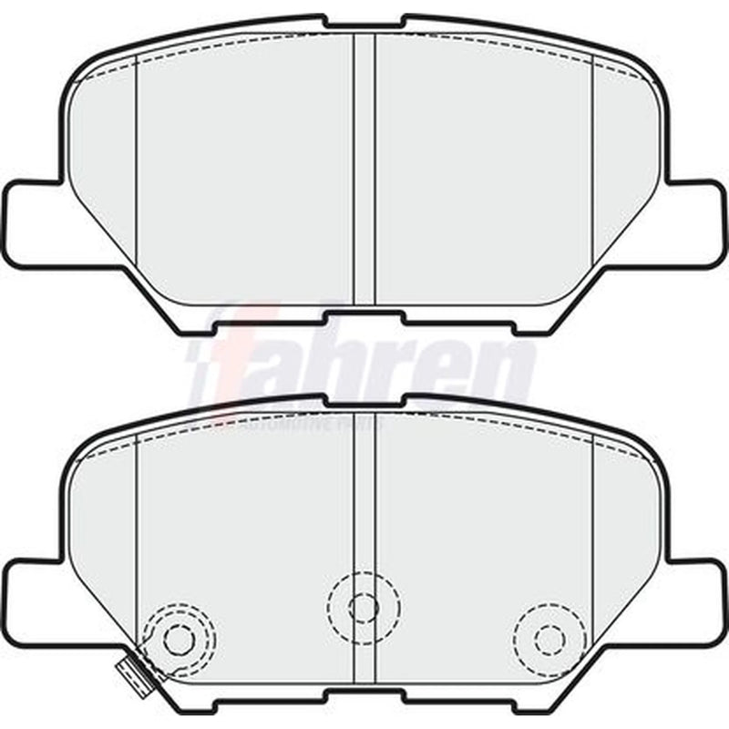 Fahren Rear Brake Pad Set FBP3363