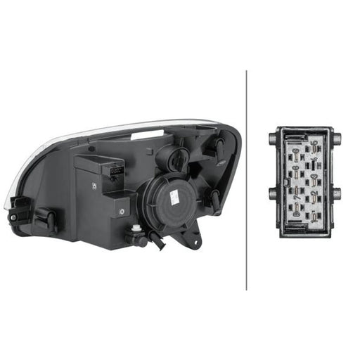 Hella Headlight Headlamp H4 Right 1EG 010 196-021